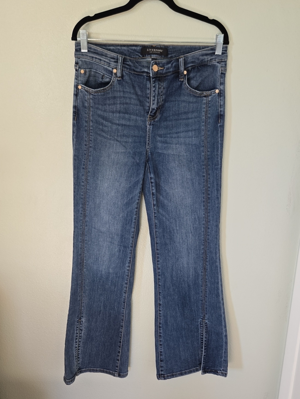 Liverpool | Hannah Flare Split Hem Jeans Size 10/30
